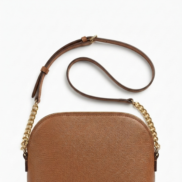 Zara - Tan Leather Shoulder Bag