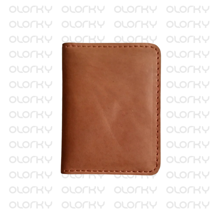 Fury - Leather cardholder - Tan