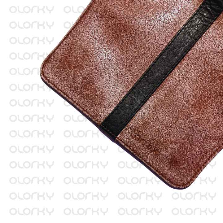 Vintage Leather Two Toned Cross Body Bag