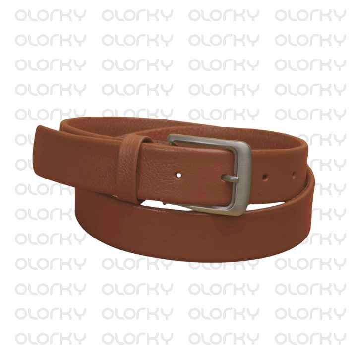 Grace Leather Belt - Tan