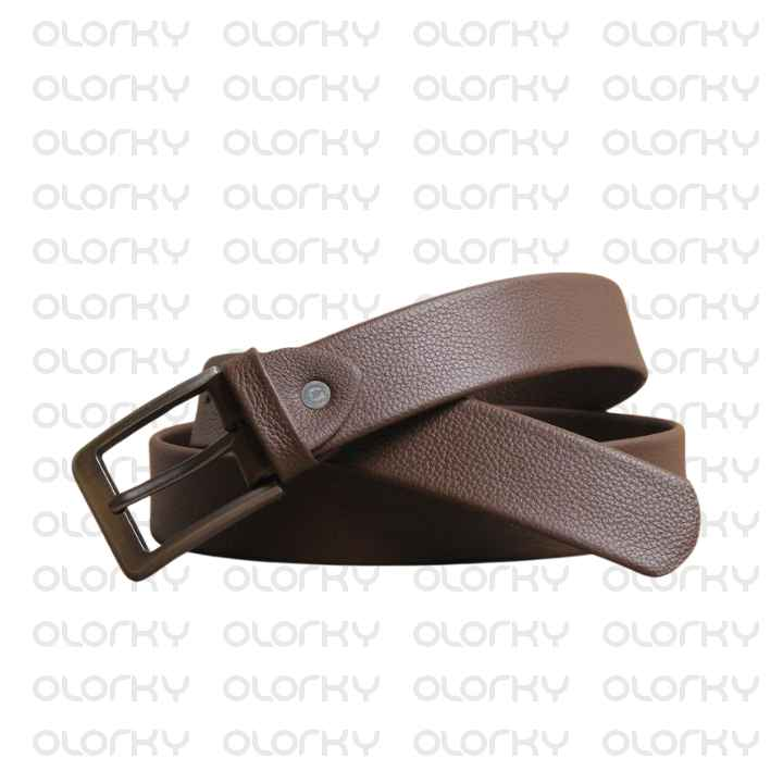 Grace Leather Belt - Brown