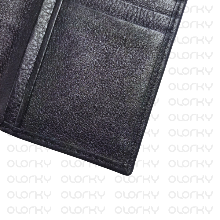 Cashlet Bifold Leather Wallet - Black
