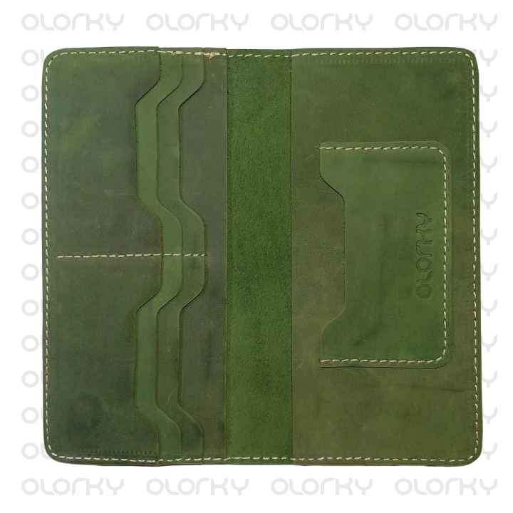 The Dew Drop | The Infinity Wrap | Long Leather Wallet