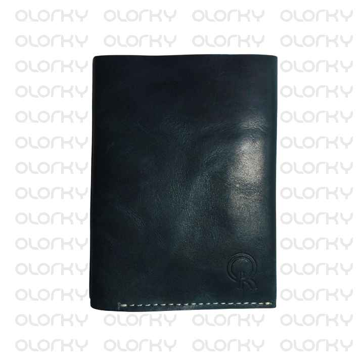 The Navy Navigator | Bifold Boss | Bifold Leather Wallet