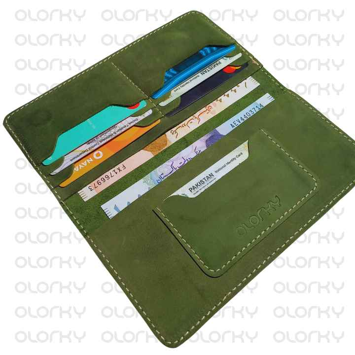 The Dew Drop | The Infinity Wrap | Long Leather Wallet