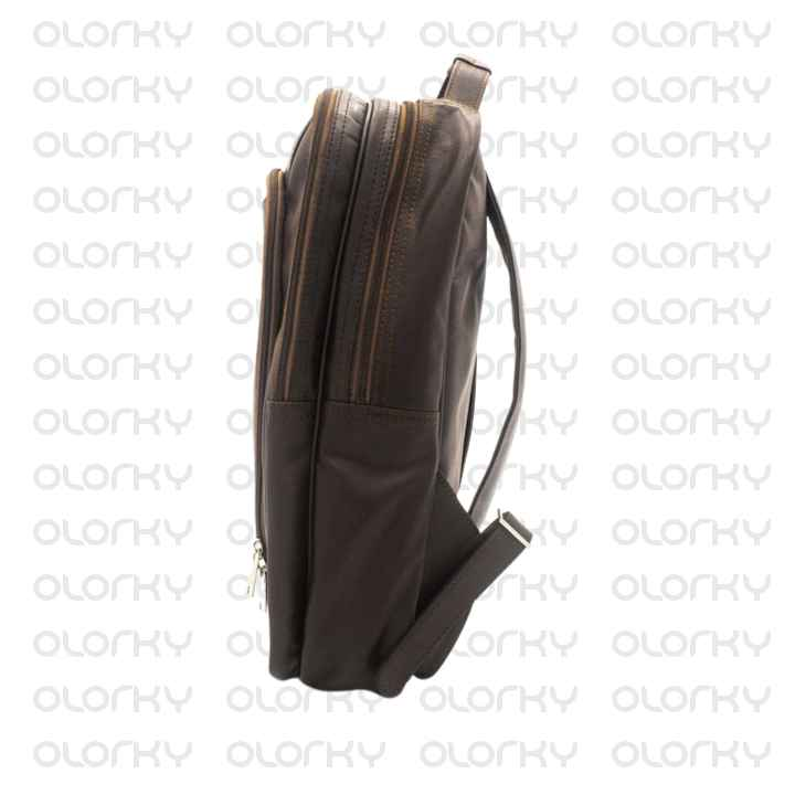 Dark Brown Brave Leather Backpack