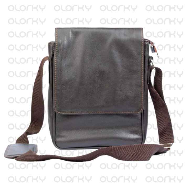 Brown Leather Crossbody Bag