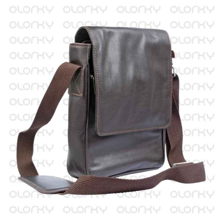 Brown Leather Crossbody Bag