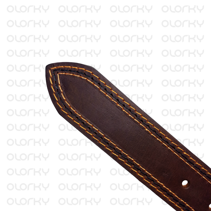 Savage Leather Belt - Brown