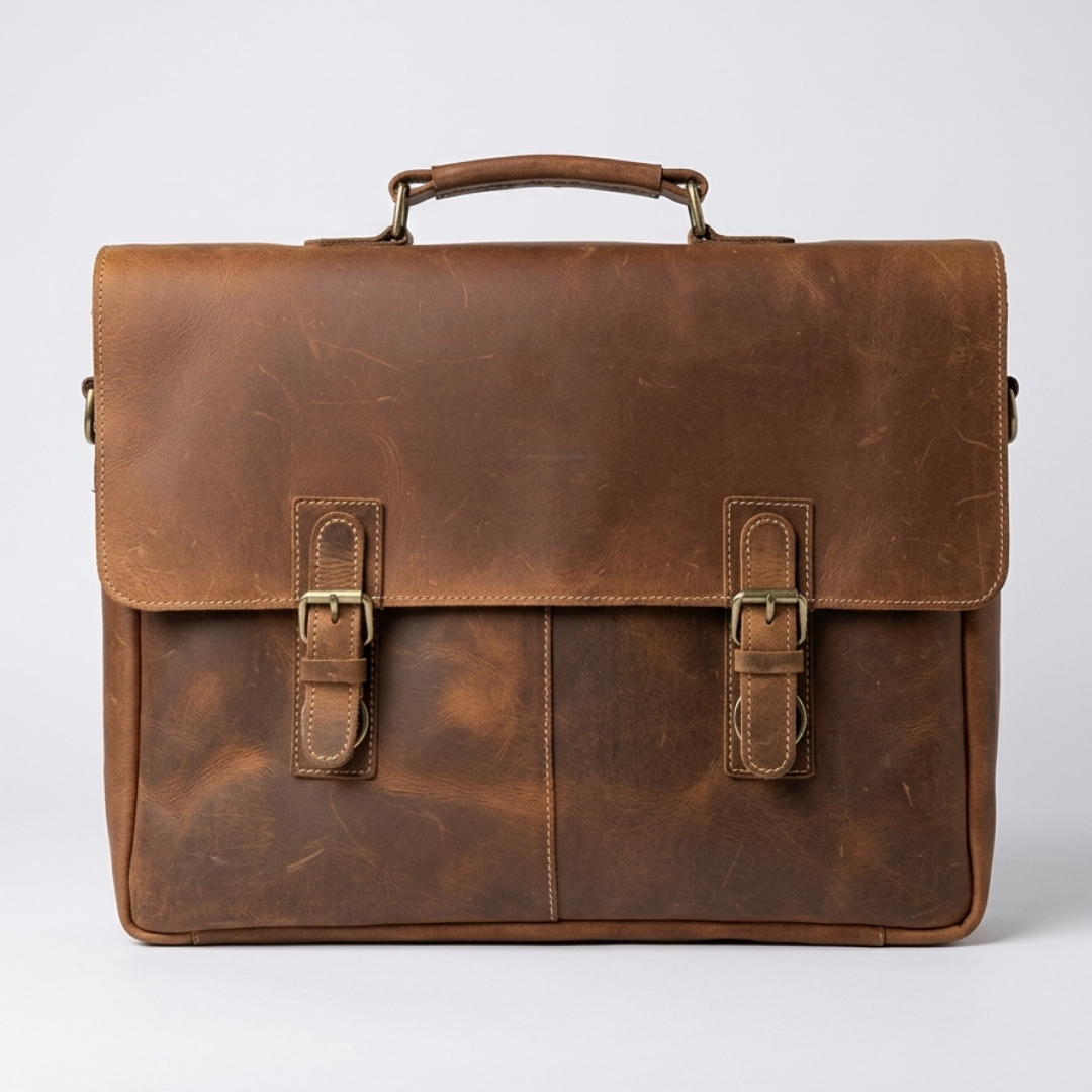 Vintage Leather Laptop Bag
