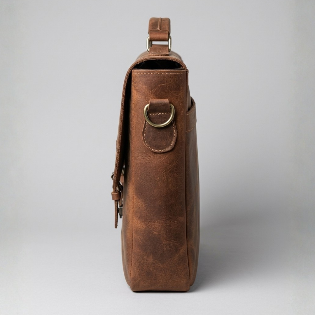 Vintage Leather Laptop Bag