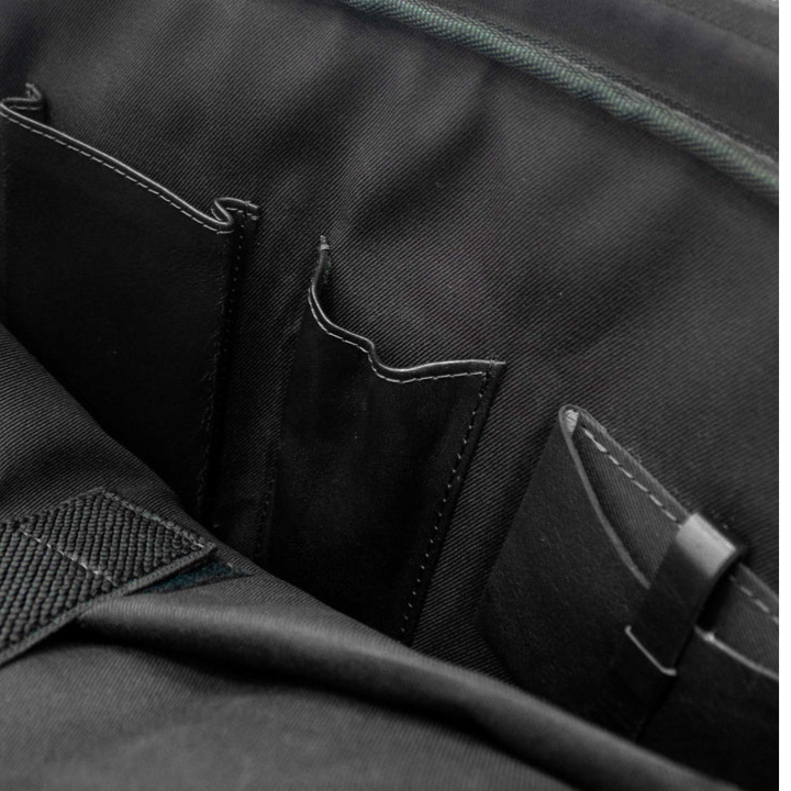 Monarch Leather Laptop Bag - Black